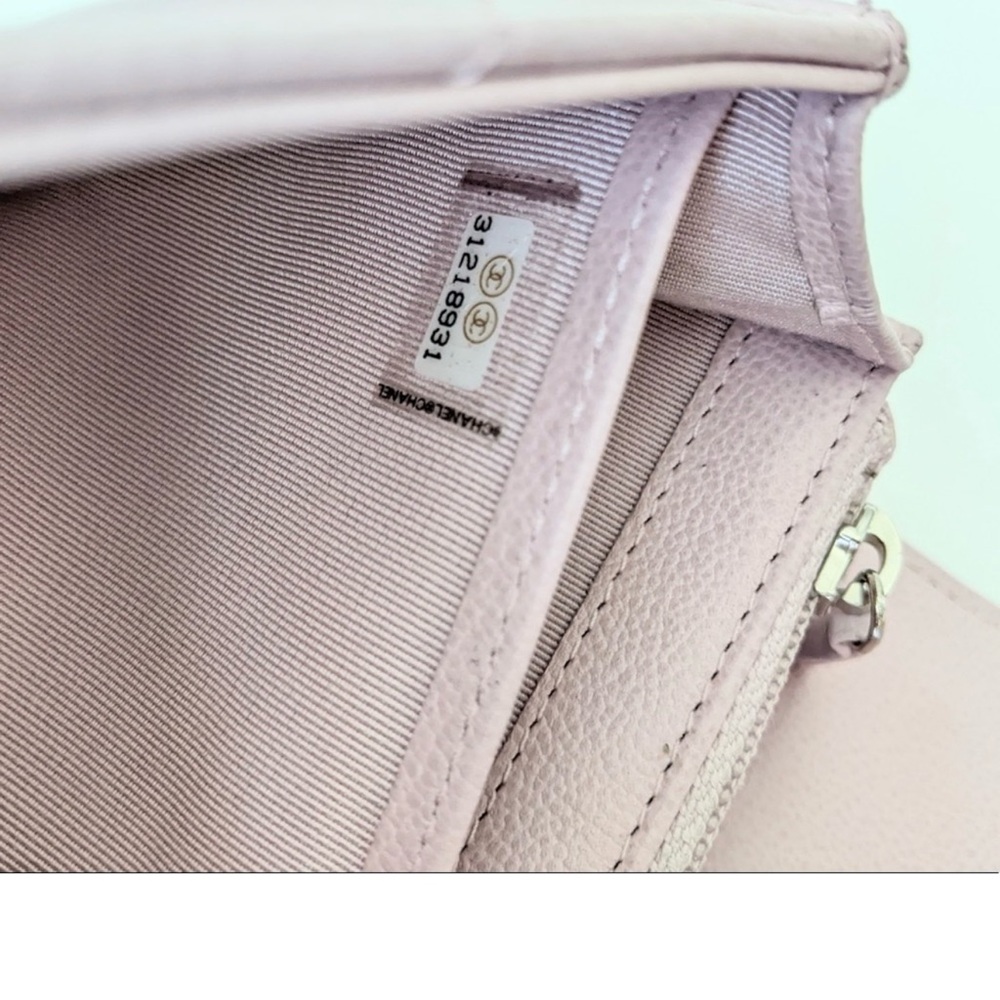 CHANEL Light Pink Quilted Clutch - Picture 10 of 14